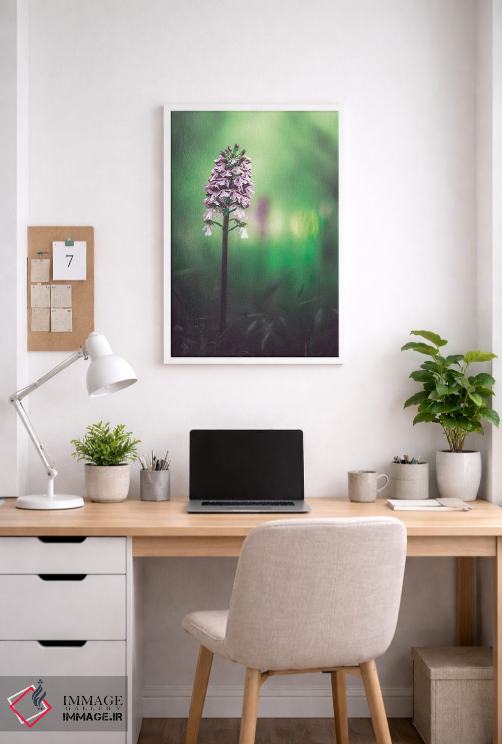 تابلو دکوراتیو ارکیده وحشی اثر جفرسون کاستلاری - D4W