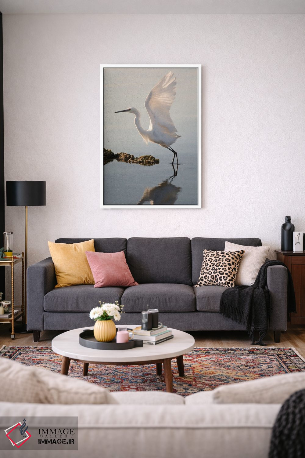 تابلو دکوراتیو اگرت کوچک در حال اوج گرفتن اثر جفرسون کاستلاری - D2W