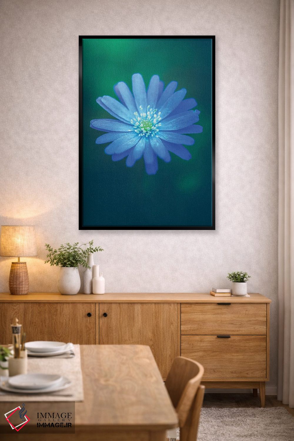 تابلو دکوراتیو شقایق آپنینی اثر جفرسون کاستلاری - D6B