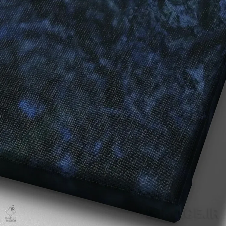 تابلو دکوراتیو یک جفت قارچ اثر جفرسون کاستلاری - نمای نزدیک بافت بوم