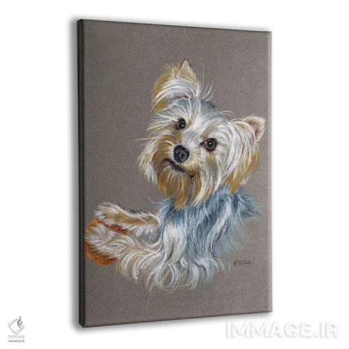 تابلو دکوراتیو یورکی اثر جنیفر رداستریک - نمای پرسپکتیو محصول