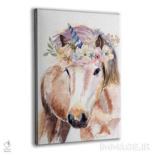 تابلو دکوراتیو تک شاخ با گل ها اثر جنیفر رداستریک - نمای پرسپکتیو محصول