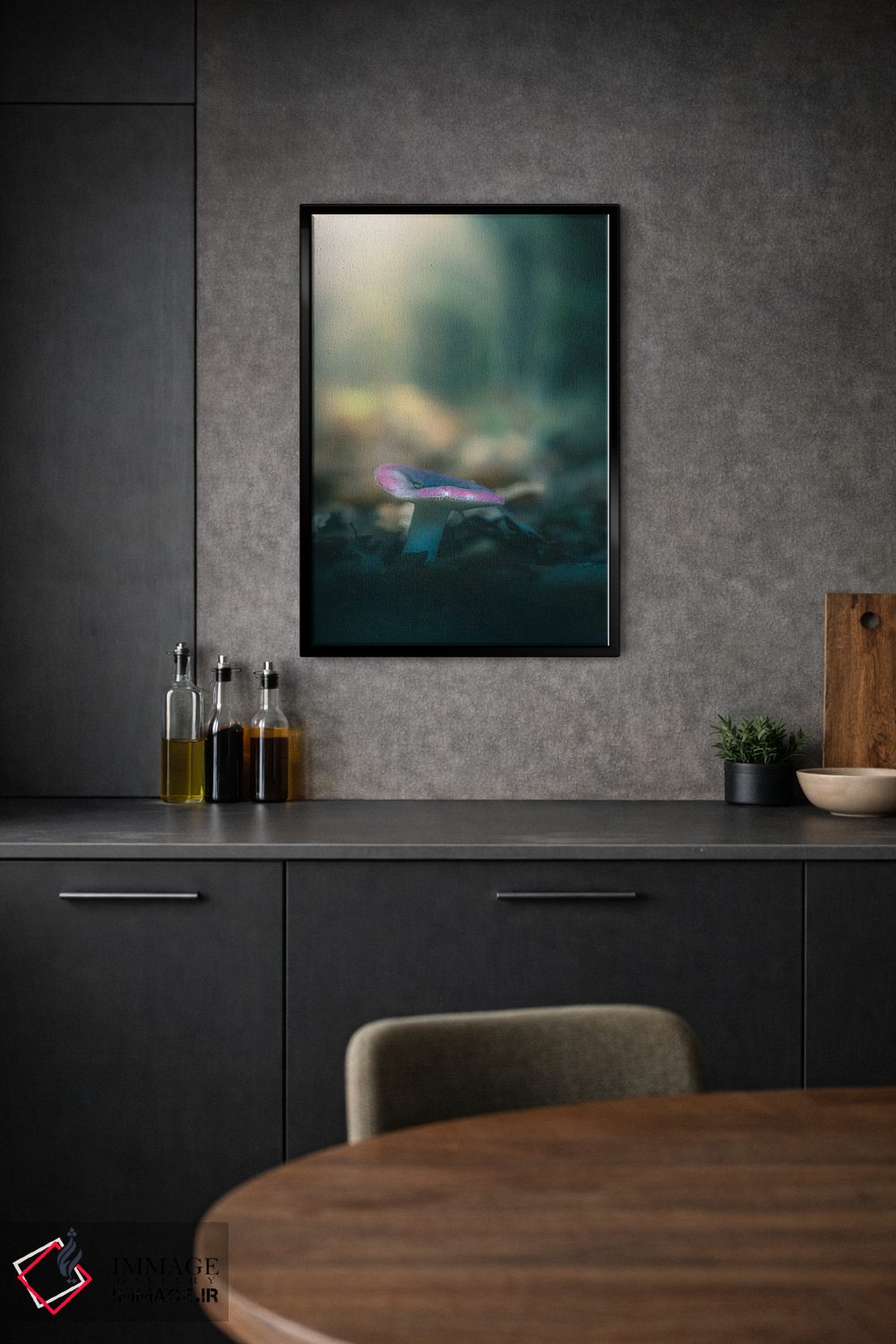 تابلو دکوراتیو قارچ کوچک روسولا اثر جفرسون کاستلاری - D2B