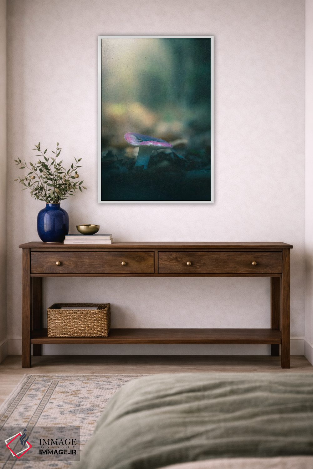 تابلو دکوراتیو قارچ کوچک روسولا اثر جفرسون کاستلاری - D3W