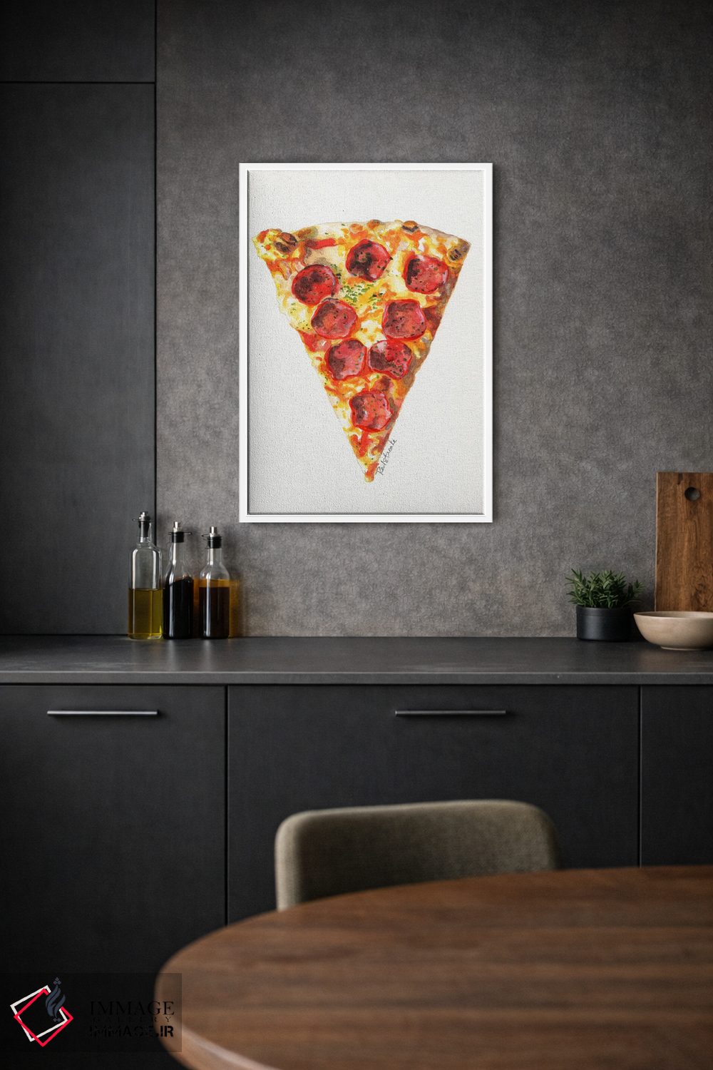 تابلو دکوراتیو باید یک برش بردارم اثر جنیفر رداستریک - D1W