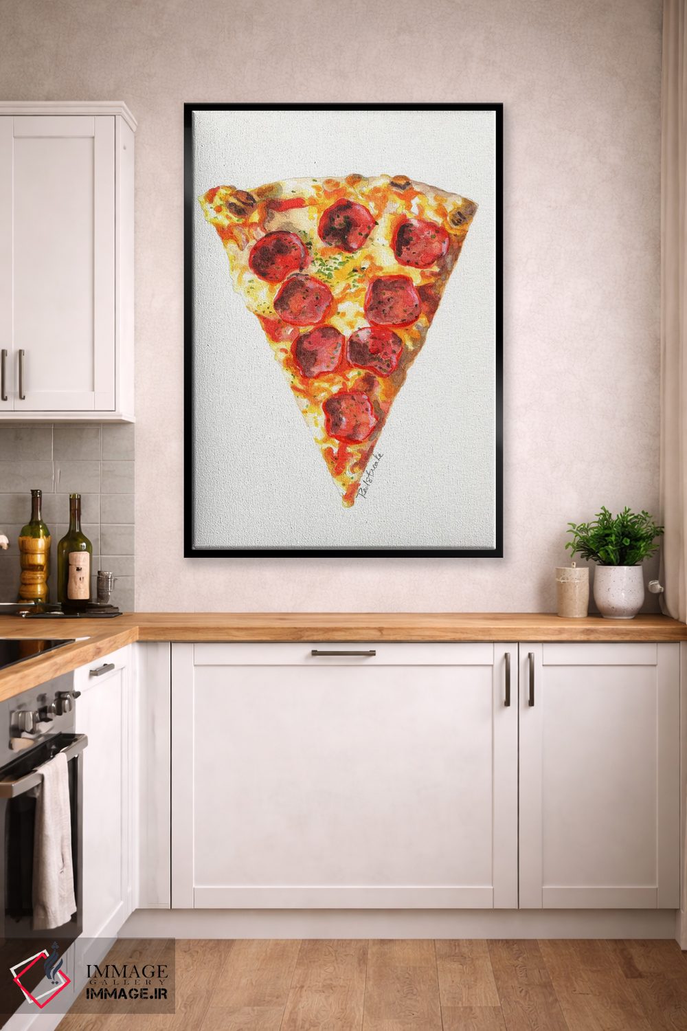 تابلو دکوراتیو باید یک برش بردارم اثر جنیفر رداستریک - D2B