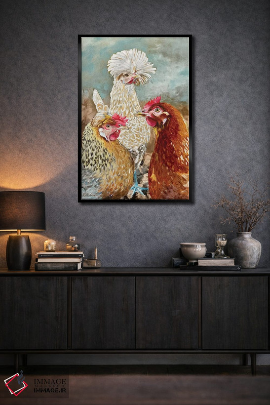 تابلو دکوراتیو دختران طلایی اثر جنیفر رداستریک - D2B