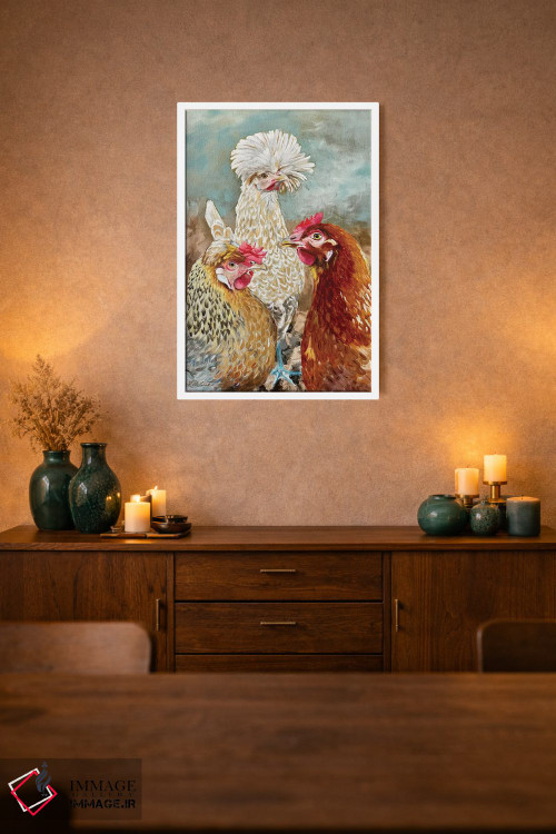 تابلو دکوراتیو دختران طلایی اثر جنیفر رداستریک - D1W