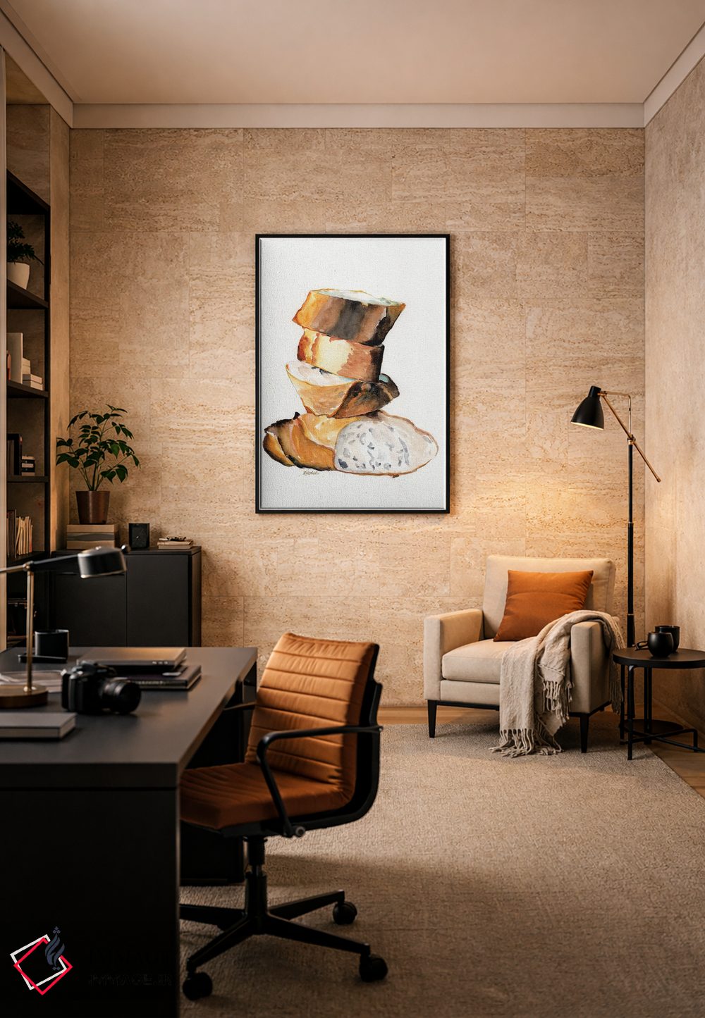 تابلو دکوراتیو توده نان اثر جنیفر رداستریک - D6B