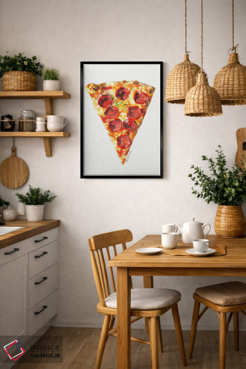 تابلو دکوراتیو باید یک برش بردارم اثر جنیفر رداستریک - D6B