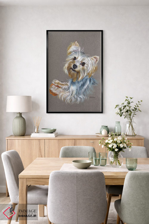 تابلو دکوراتیو یورکی اثر جنیفر رداستریک - D6B