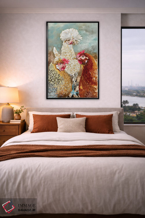 تابلو دکوراتیو دختران طلایی اثر جنیفر رداستریک - D5B