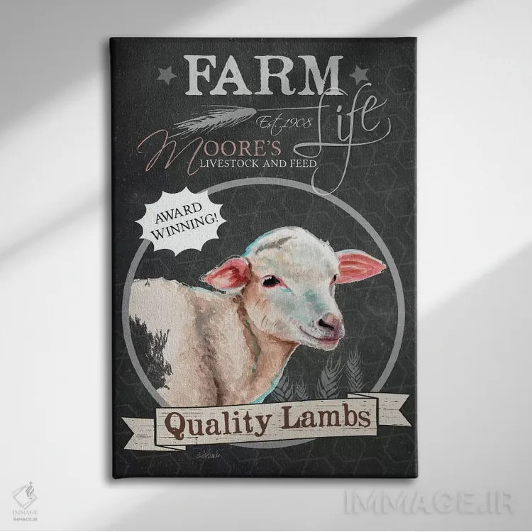 تابلو مدرن بره های با کیفیت اثر جنیفر رداستریک - نمای روبهرو روی دیوار