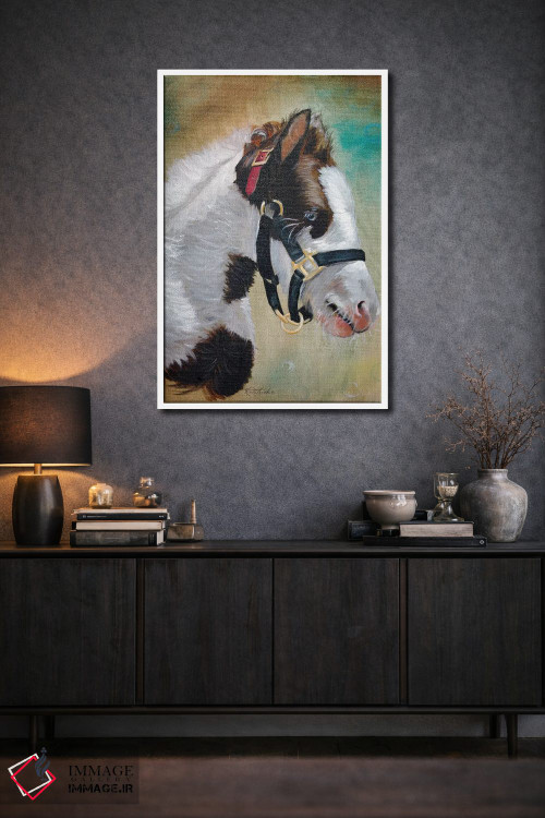 تابلو دکوراتیو کره اسب کولی اثر جنیفر رداستریک - D2W