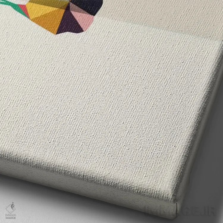 تابلو دکوراتیو تشکر با سایه متحرک اثر جیسون رتلیف - نمای نزدیک بافت بوم