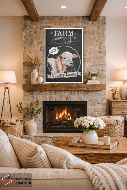 تابلو مدرن بره های با کیفیت اثر جنیفر رداستریک - D1W