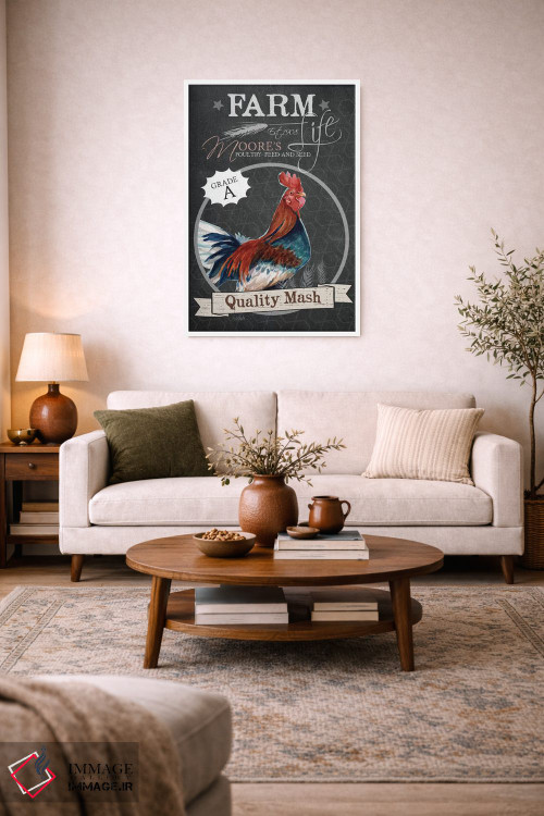 تابلو مدرن خوراک دام با کیفیت اثر جنیفر رداستریک - D2W