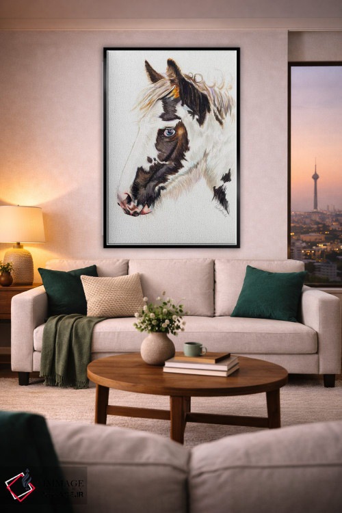 تابلو دکوراتیو کره مایه کولی اثر جنیفر رداستریک - D1B