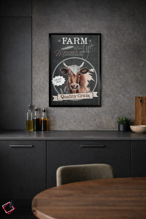 تابلو مدرن دانه با کیفیت اثر جنیفر رداستریک - D2B