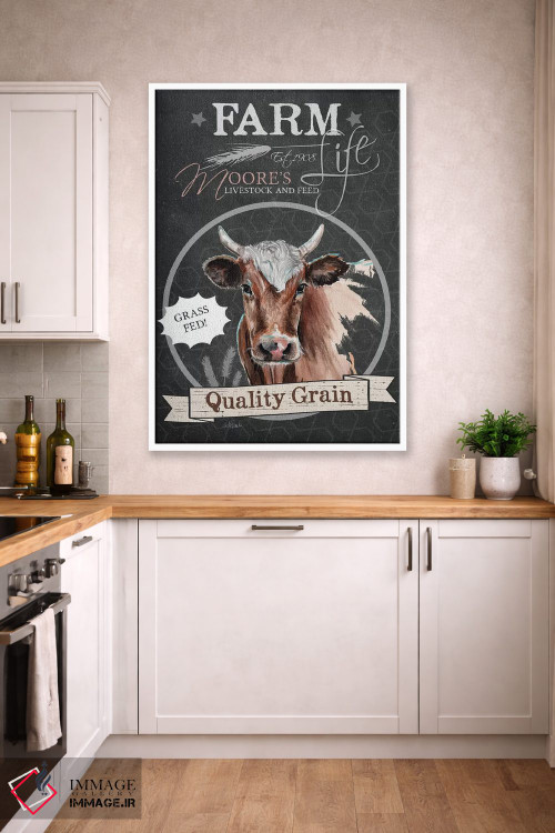 تابلو مدرن دانه با کیفیت اثر جنیفر رداستریک - D3W