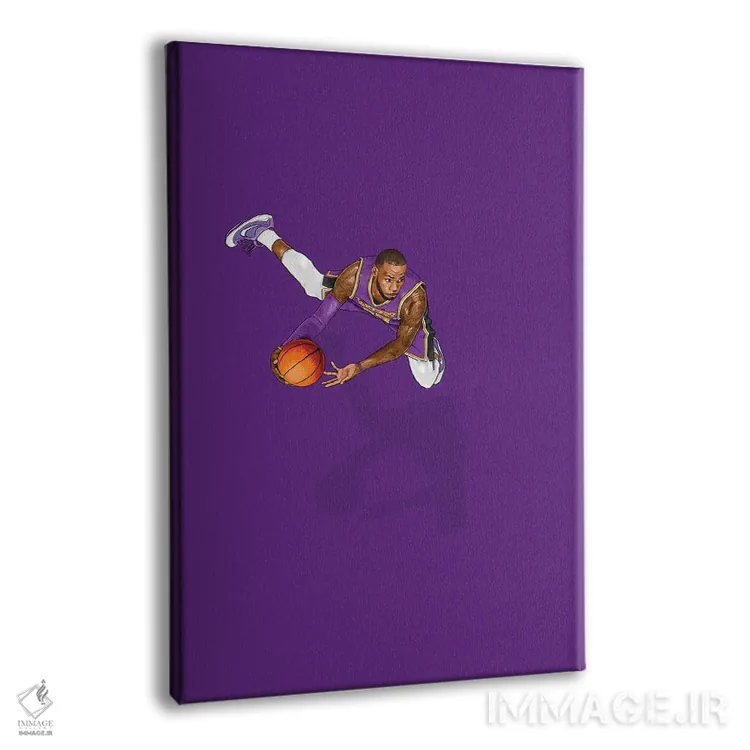 تابلو دکوراتیو مسافران مکرر لبرون اثر جیسون رتلیف - نمای پرسپکتیو محصول