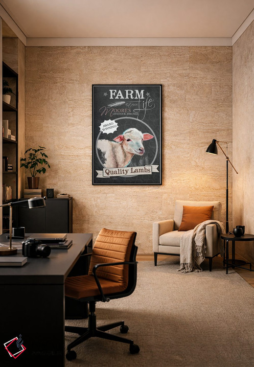 تابلو مدرن بره های با کیفیت اثر جنیفر رداستریک - D6B