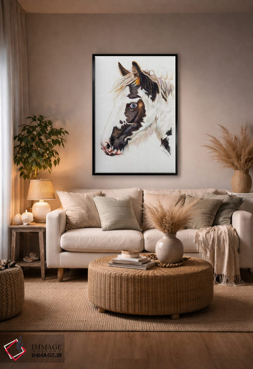 تابلو دکوراتیو کره مایه کولی اثر جنیفر رداستریک - D4B