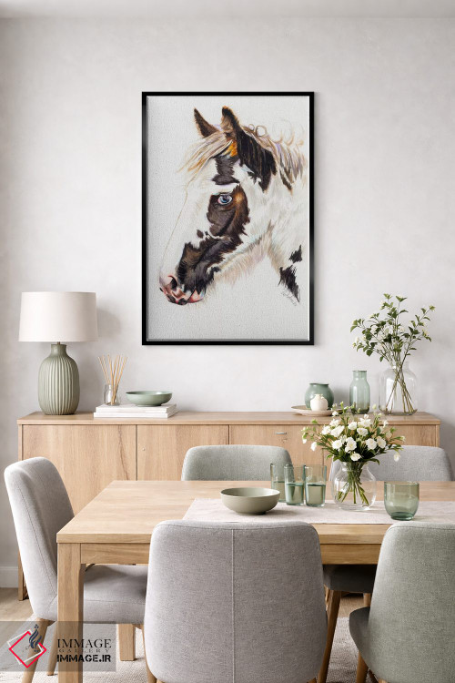 تابلو دکوراتیو کره مایه کولی اثر جنیفر رداستریک - D6B