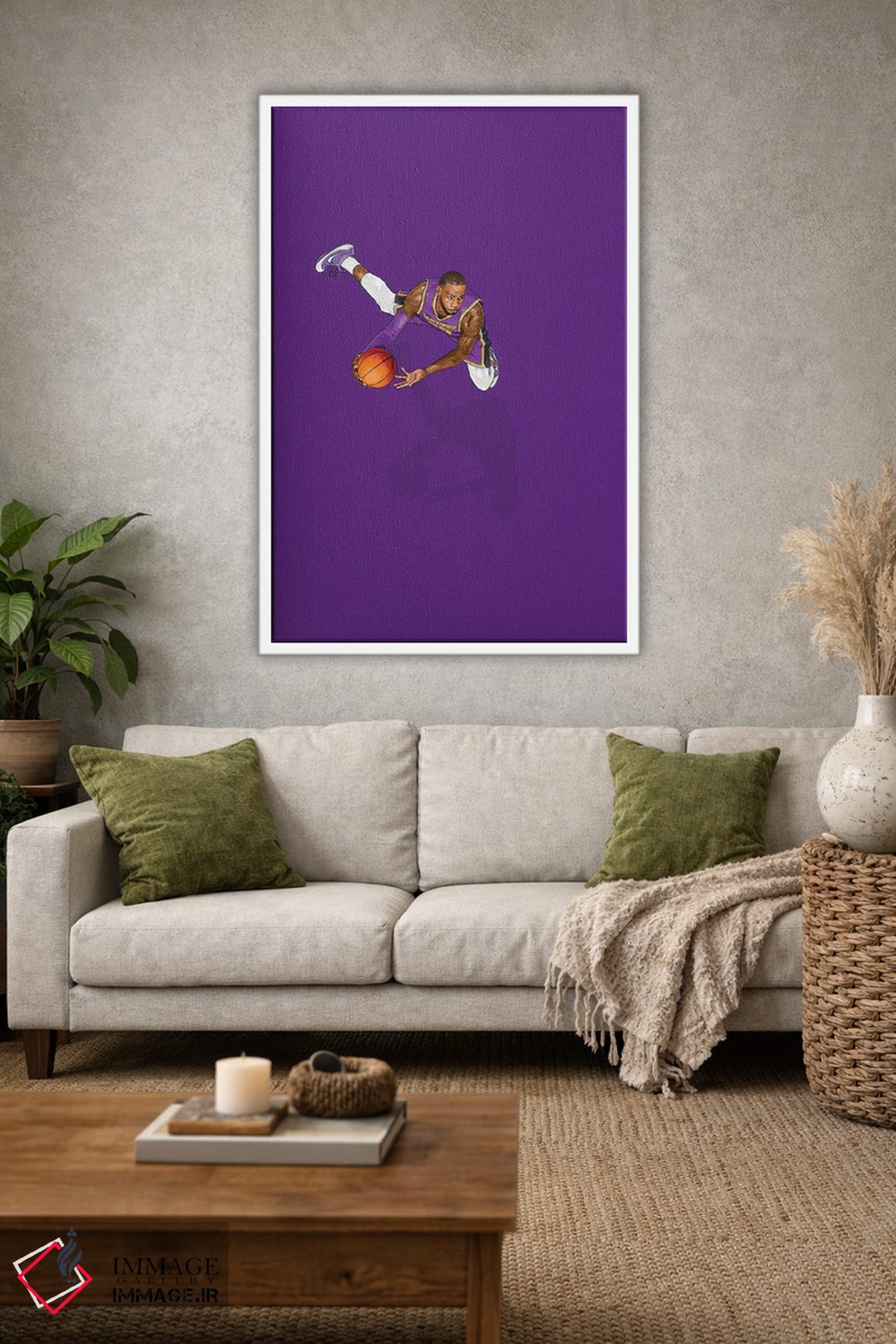 تابلو دکوراتیو مسافران مکرر لبرون اثر جیسون رتلیف - D1W