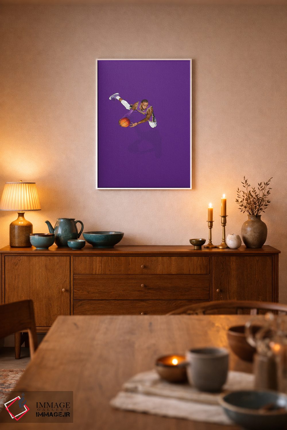 تابلو دکوراتیو مسافران مکرر لبرون اثر جیسون رتلیف - D6W