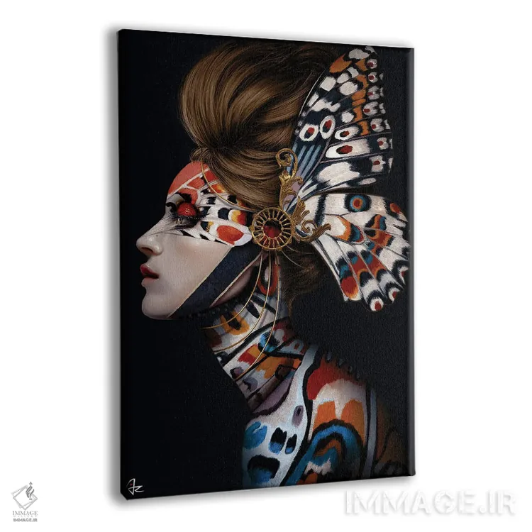 تابلو دکوراتیو دگرگونی اثر جولیو روسی - نمای پرسپکتیو محصول