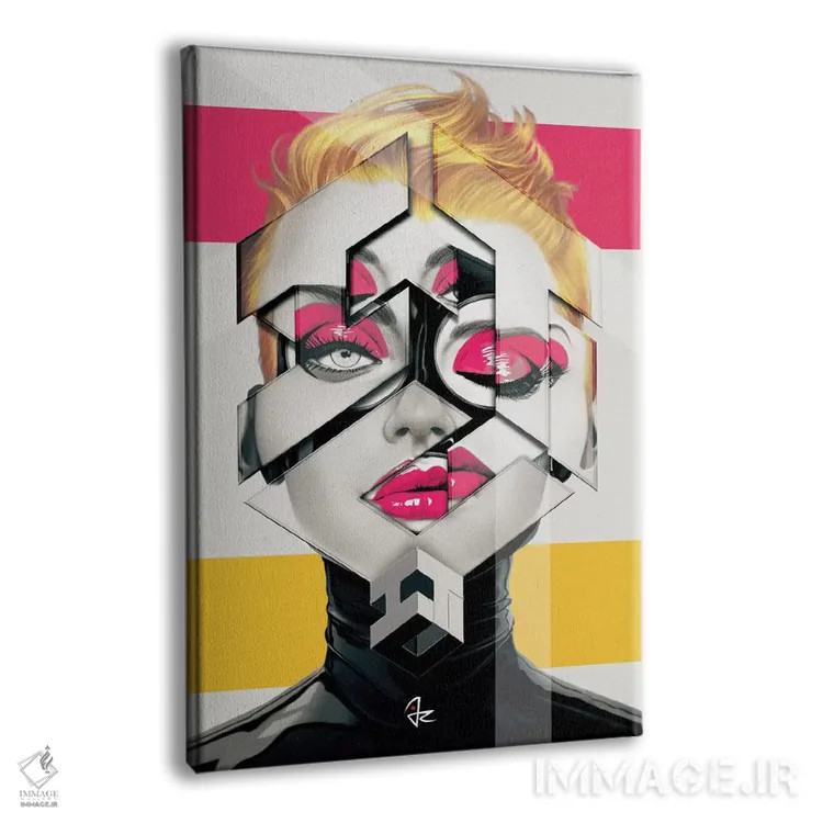 تابلو دکوراتیو شکل ۲ اثر جولیو روسی - نمای پرسپکتیو محصول