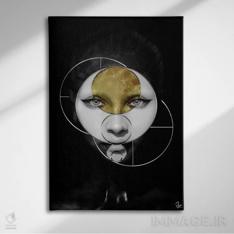 تابلو دکوراتیو سرگیجه اثر جولیو روسی - نمای روبهرو روی دیوار