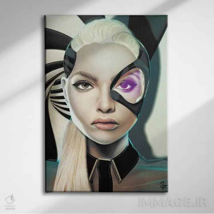 تابلو دکوراتیو مارپیچ اثر جولیو روسی - نمای روبهرو روی دیوار