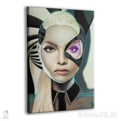 تابلو دکوراتیو مارپیچ اثر جولیو روسی - نمای پرسپکتیو محصول