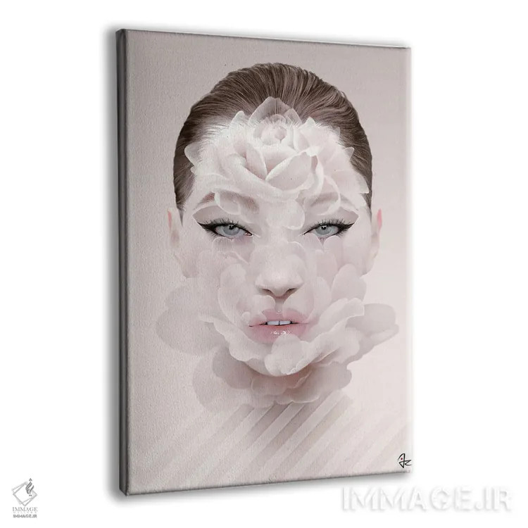 تابلو دکوراتیو راش اثر جولیو روسی - نمای پرسپکتیو محصول