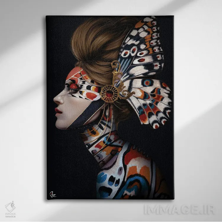 تابلو دکوراتیو دگرگونی اثر جولیو روسی - نمای روبهرو روی دیوار