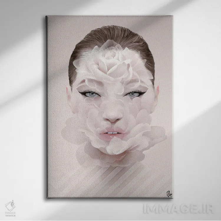 تابلو دکوراتیو راش اثر جولیو روسی - نمای روبهرو روی دیوار