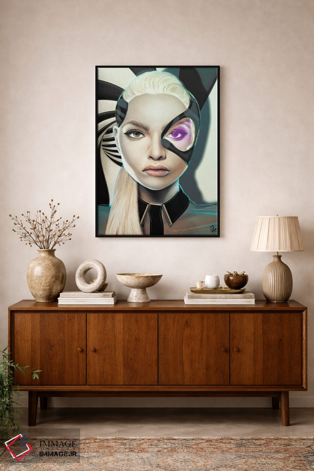 تابلو دکوراتیو مارپیچ اثر جولیو روسی - D2B