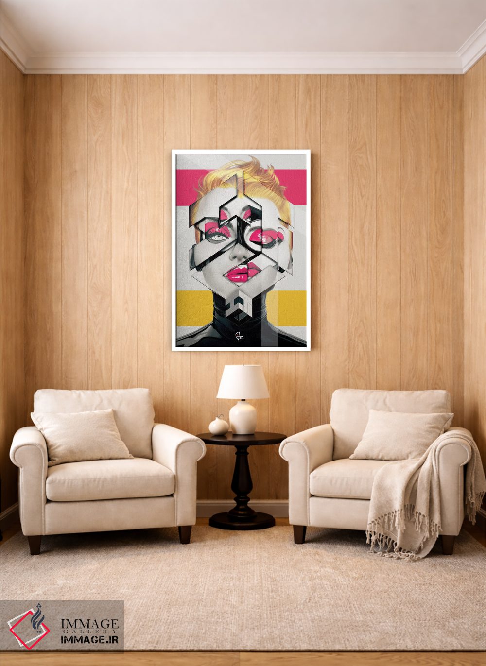 تابلو دکوراتیو شکل ۲ اثر جولیو روسی - D2W