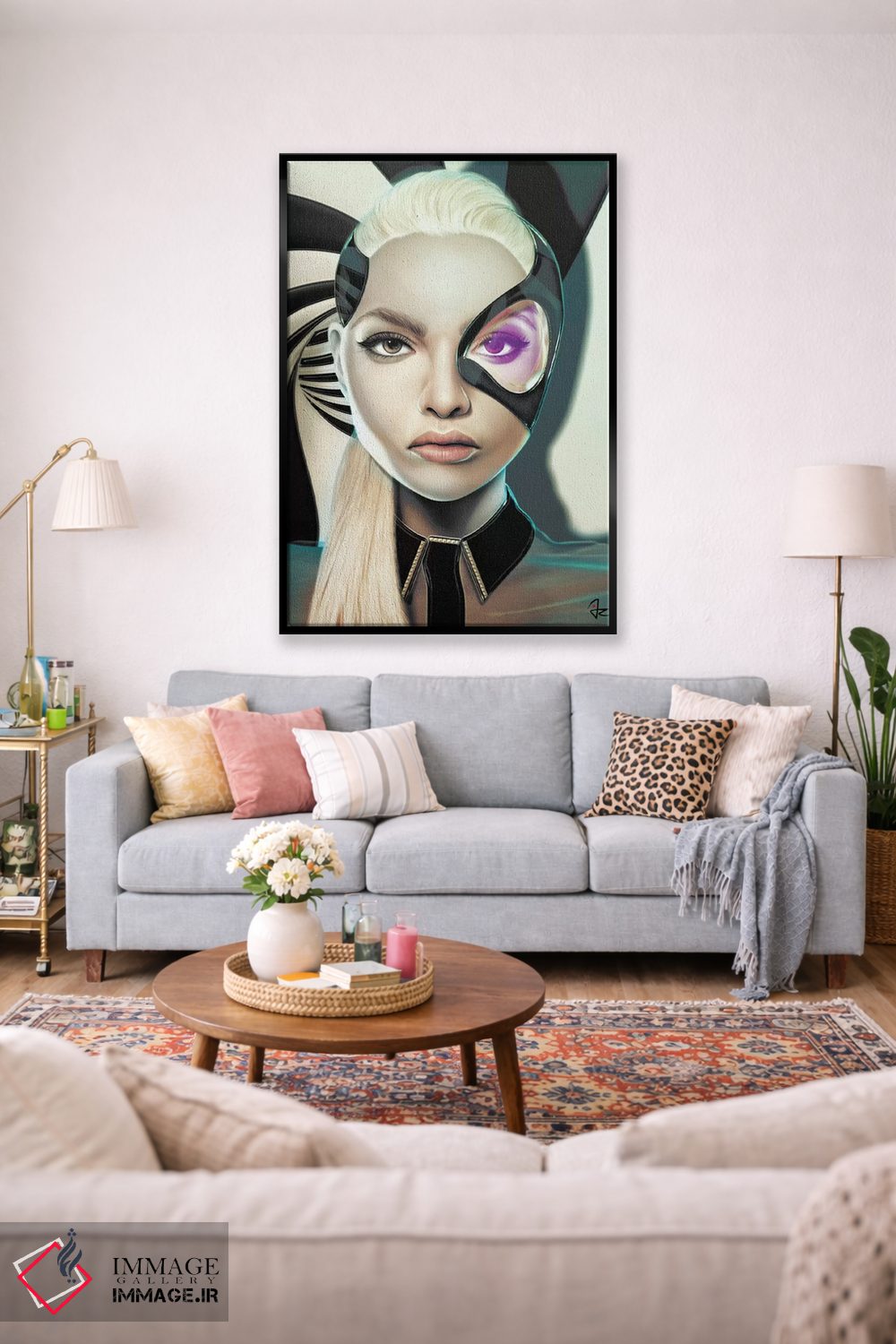 تابلو دکوراتیو مارپیچ اثر جولیو روسی - D3B