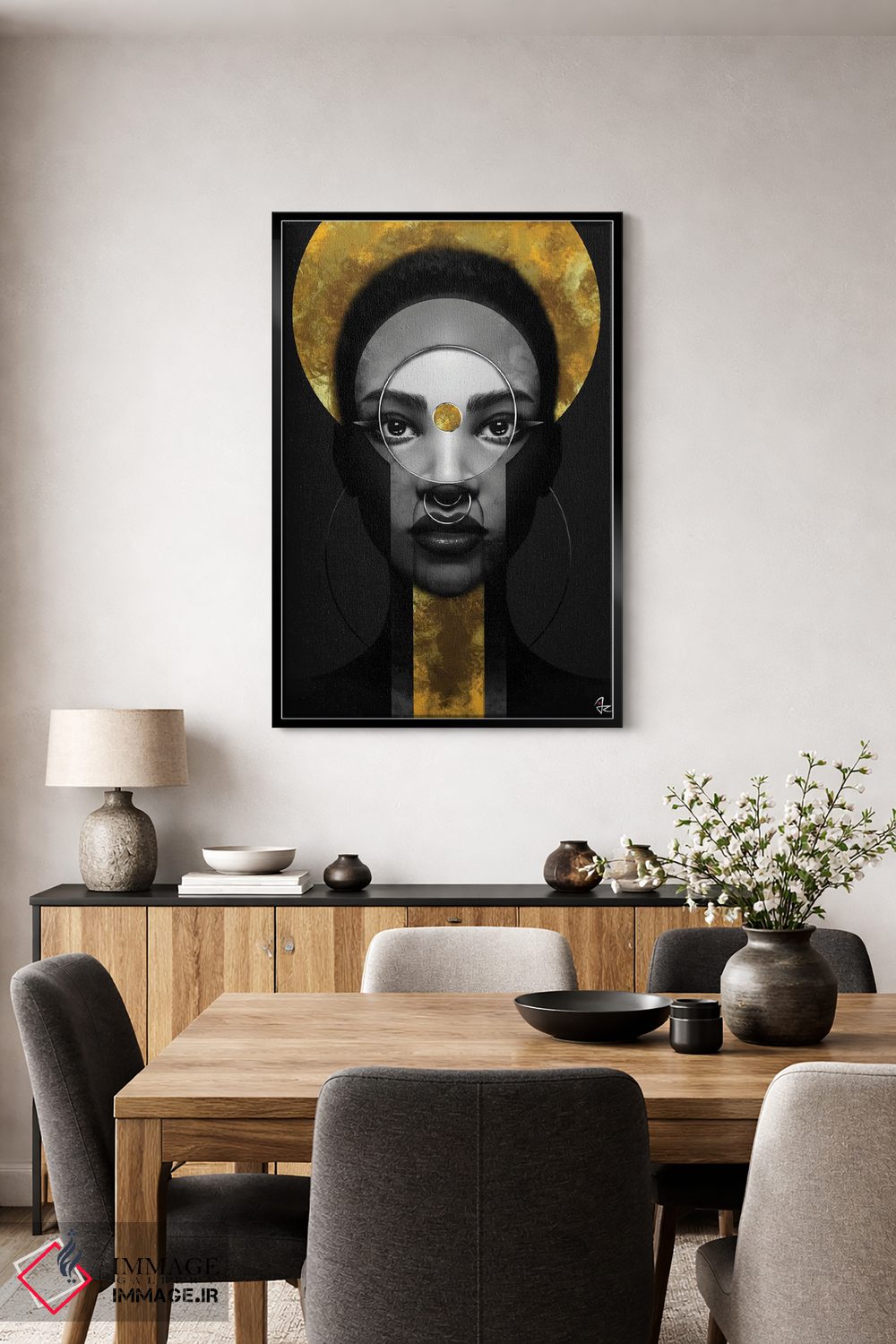 تابلو دکوراتیو مخفی کاری اثر جولیو روسی - D3B