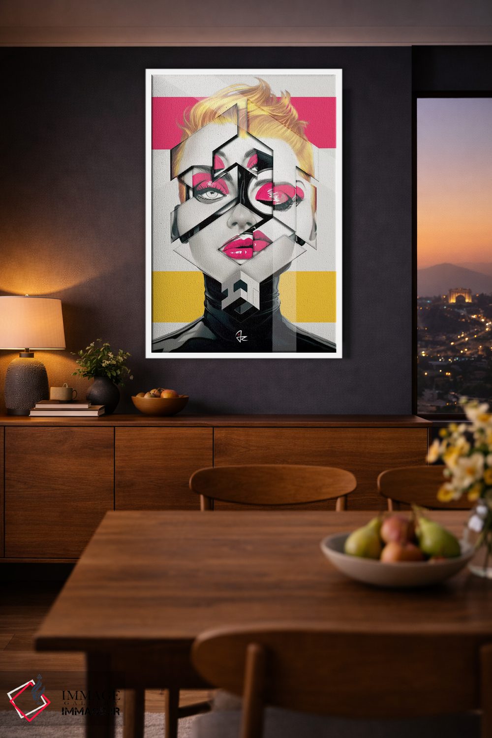 تابلو دکوراتیو شکل ۲ اثر جولیو روسی - D3W