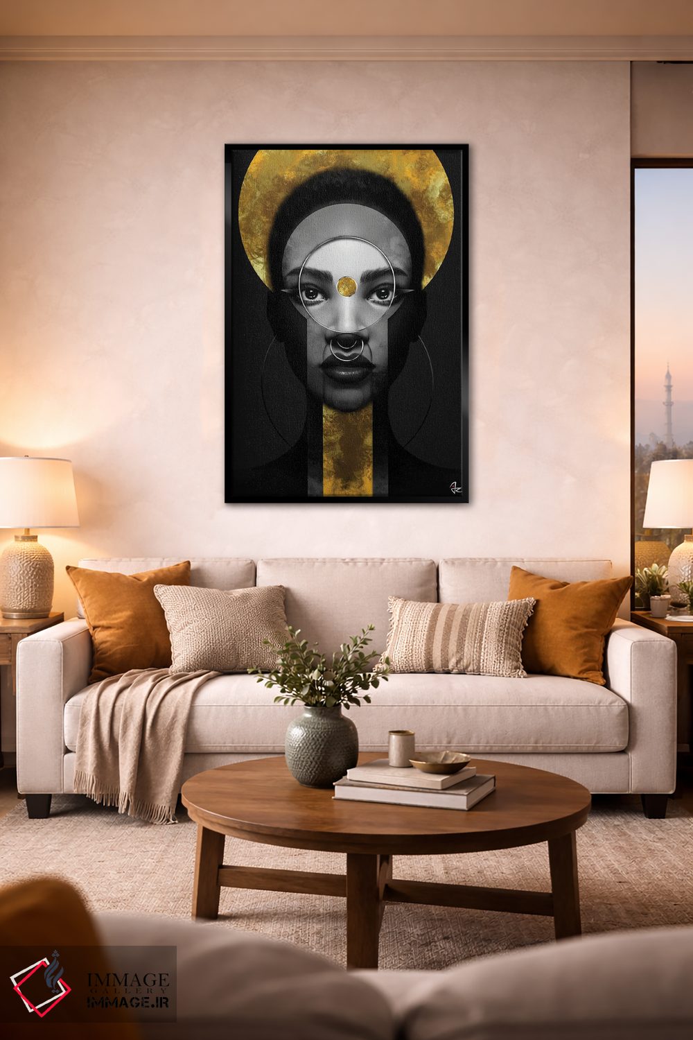 تابلو دکوراتیو مخفی کاری اثر جولیو روسی - D2B