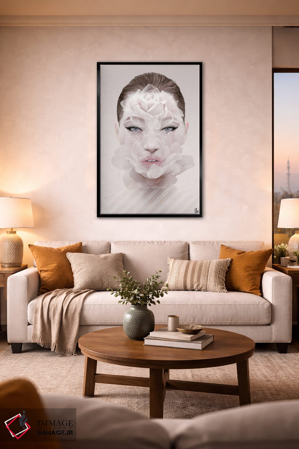 تابلو دکوراتیو راش اثر جولیو روسی - D1B