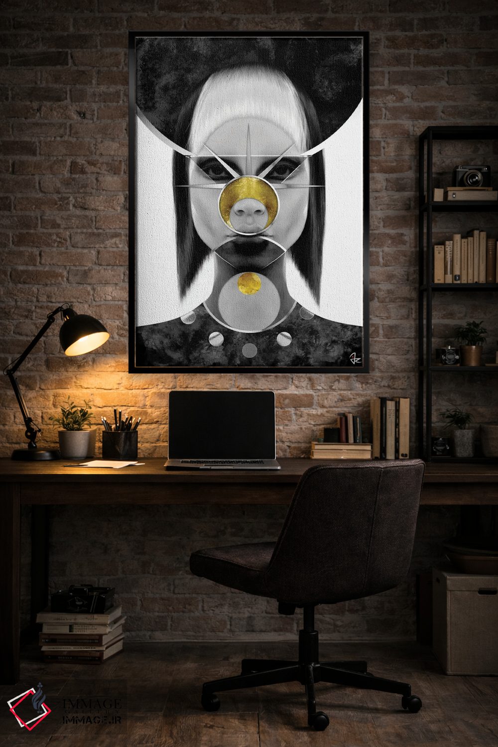 تابلو دکوراتیو رمزنگاری اثر جولیو روسی - D5B