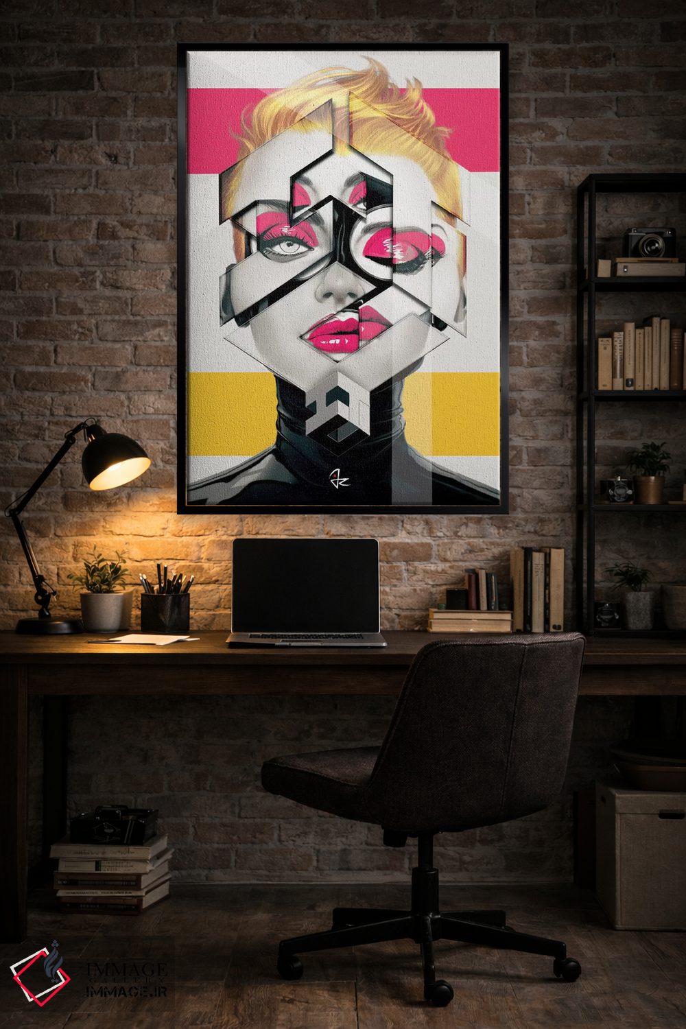 تابلو دکوراتیو شکل ۲ اثر جولیو روسی - D5B