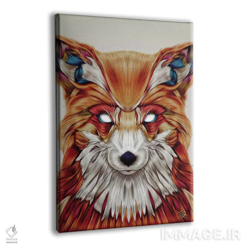 تابلو دکوراتیو فایرفاکس اثر جولیو روسی - نمای پرسپکتیو محصول