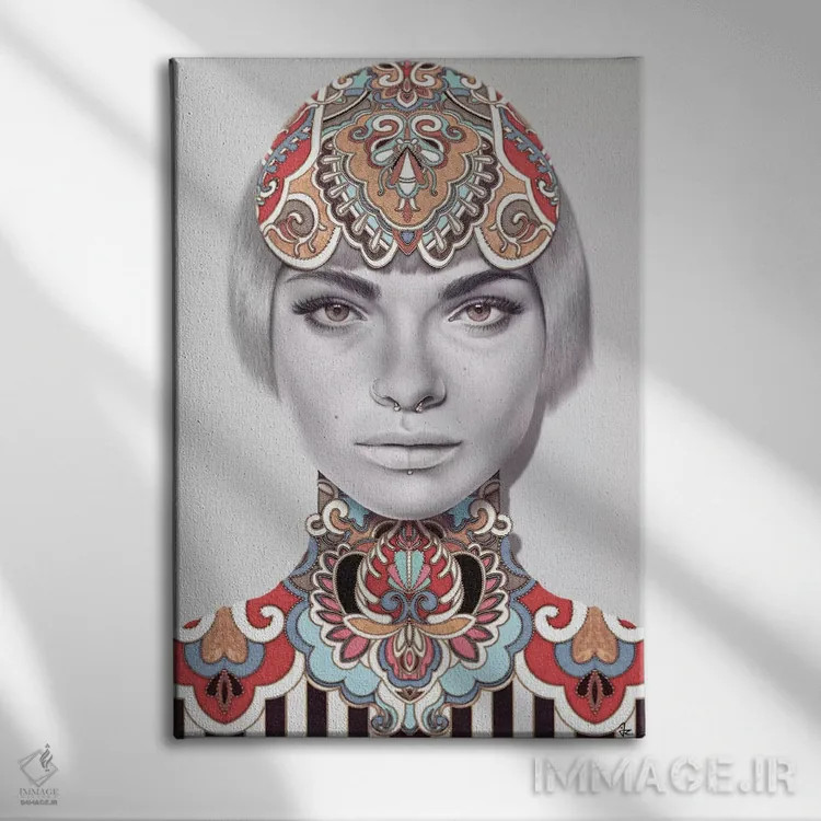 تابلو دکوراتیو بلو سام اثر جولیو روسی - نمای روبهرو روی دیوار