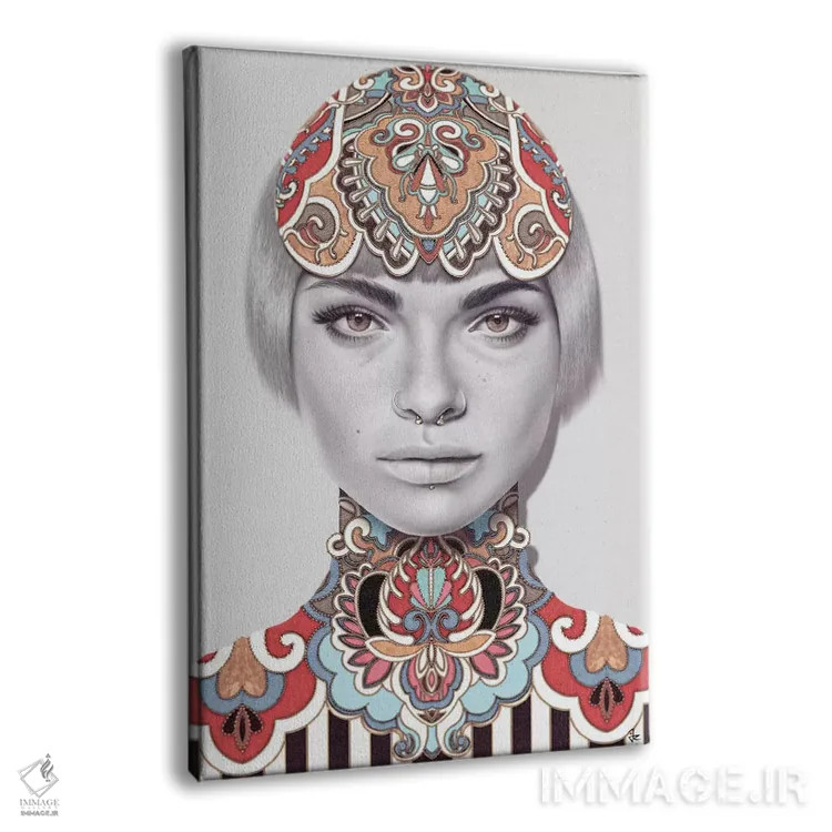 تابلو دکوراتیو بلو سام اثر جولیو روسی - نمای پرسپکتیو محصول